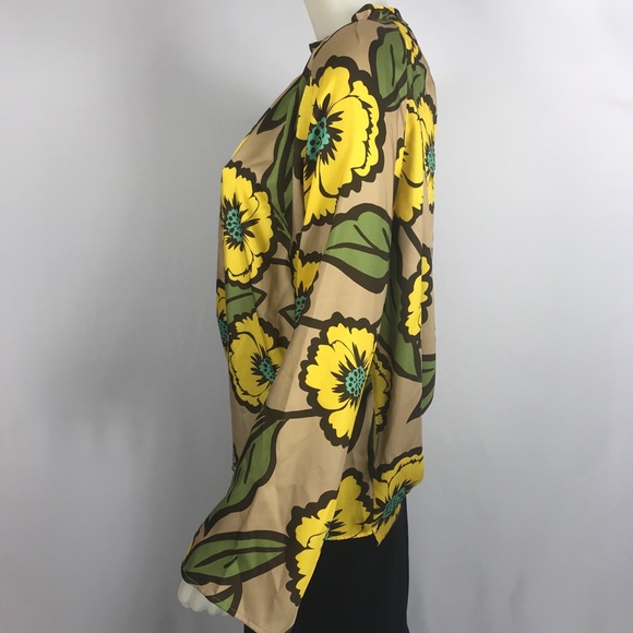 Chepe Italy Sunflower Blouse Size M - Picture 3 of 15